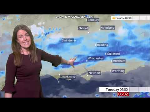 (HD) Alex Osbourne BBC ONE South Today weather March 7th 2023 - 60 fps
