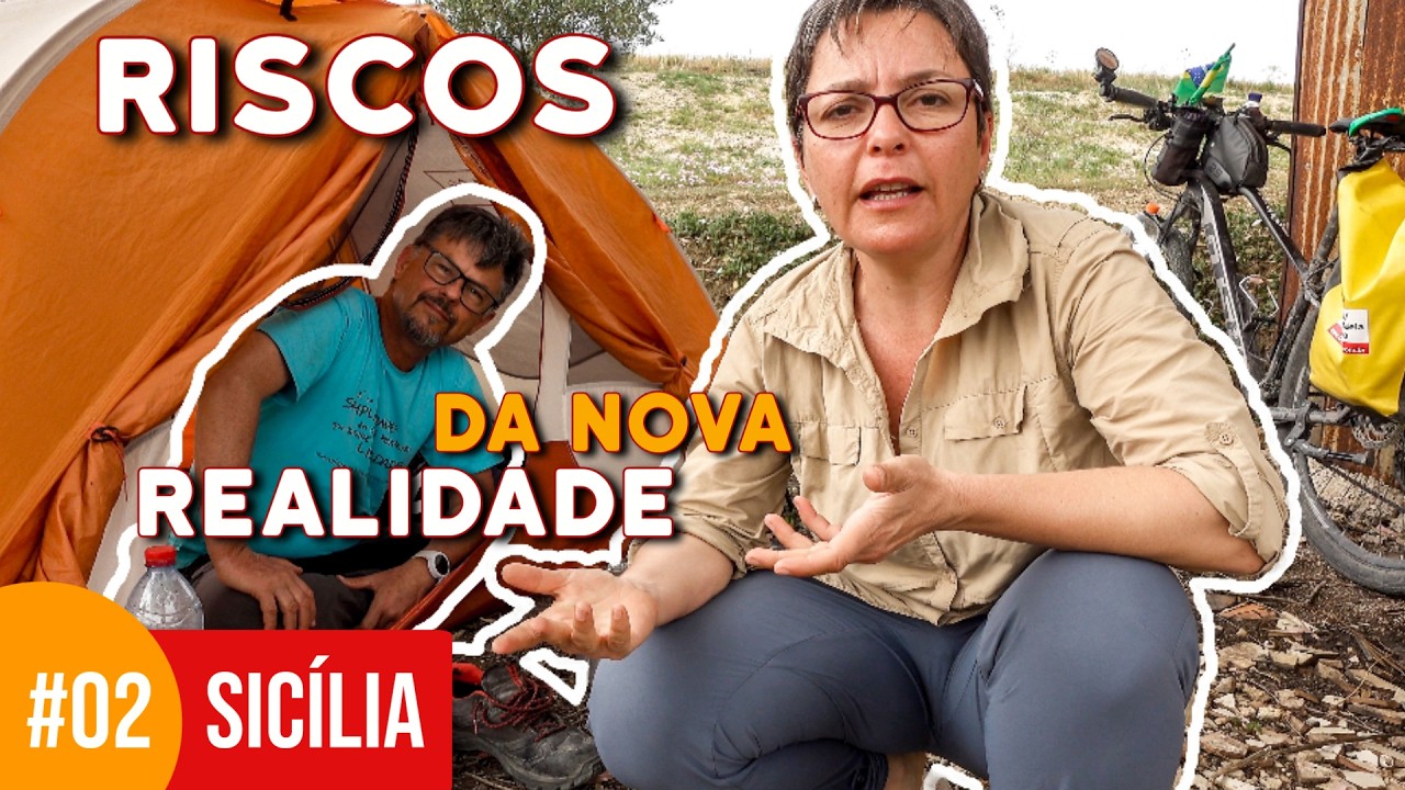 RISCOS e PRINCÍPIOS da NOVA REALIDADE no VELHO MUNDO | VIAJAR de BICICLETA na ITÁLIA | SICÍLIA #02