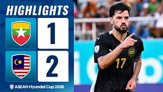 Download lagu MYANMAR 1-2 MALAYSIA | ASEAN HYUNDAI CUP HIGHLIGHTS mp3