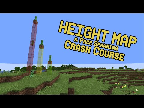Height Map and Pack Spawning Crash Course for Minecraft