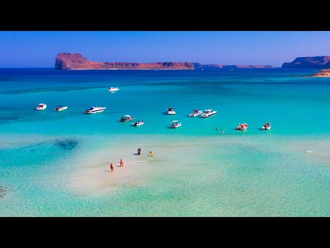 CRETE GREECE top 12 Best Beaches 4K