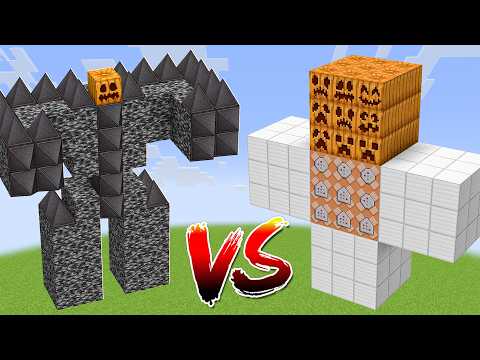 ALPHA MUTANT BEDROCK GOLEM vs All New Golems - Minecraft Mob Battle