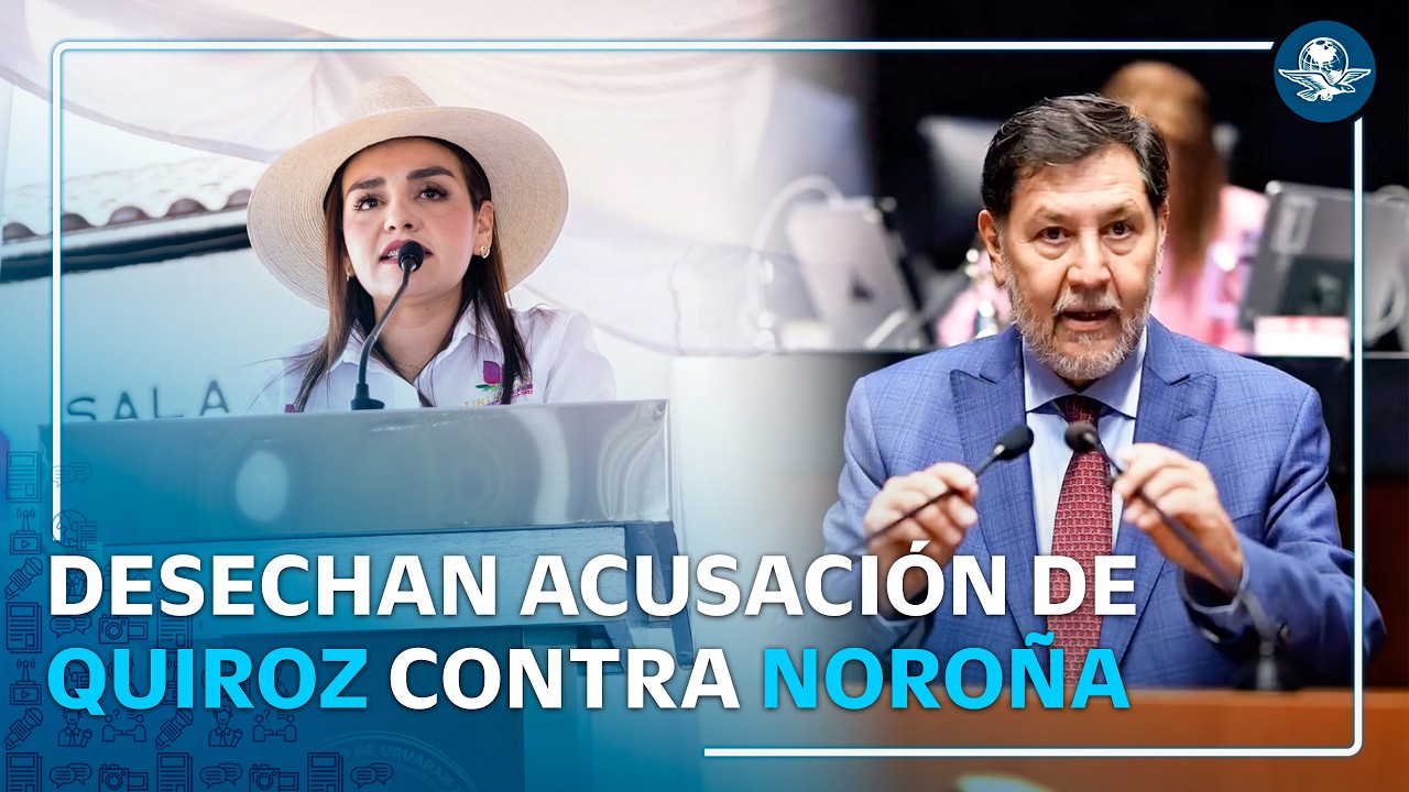 Tribunal de Michoacán rechaza queja de Grecia Quiroz contra Noroña