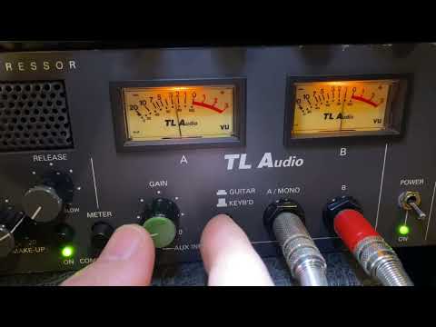 TL Audio C-1 Classic Series Dual Valve Compressor 1990s Blue image 5