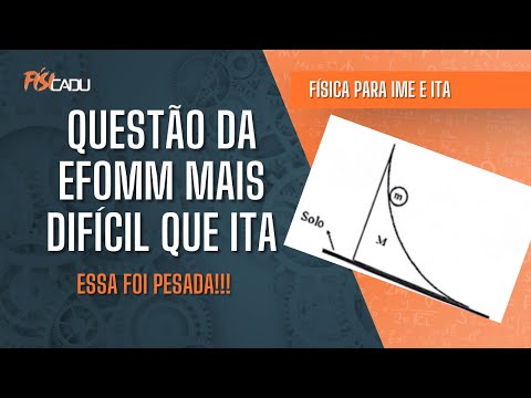 EFOMM superou ITA na dificuldade!!!!! Questão de física mais difícil (PROVA BRANCA)