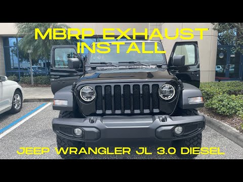 Jeep Wrangler JL Muffler Delete | 3.0 Diesel | Before and After