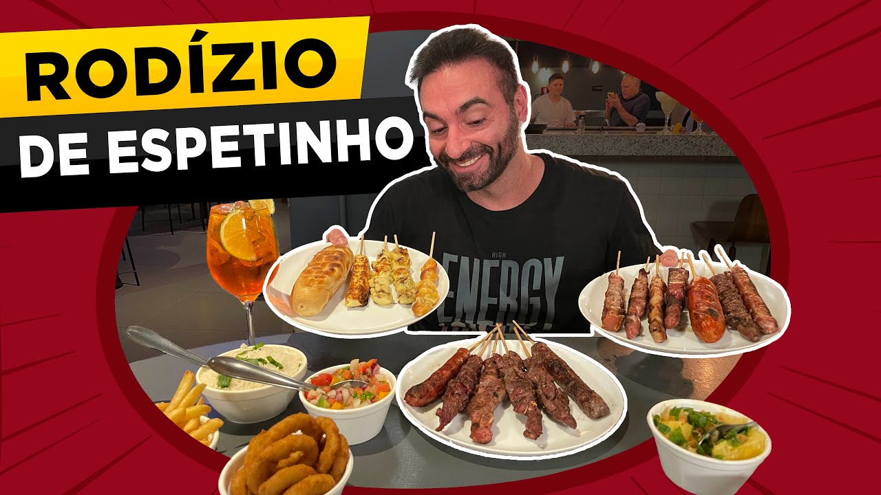 FALINDO O RODÍZIO DE ESPETINHOS!! | PICANHA, MEDALHÃO, PÃO DE ALHO!!