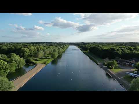Aerial video of Peterborough Rowing Club