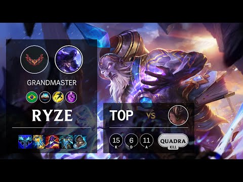 Ryze Top vs Malphite - BR Grandmaster Patch 12.5