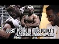 Guest Posing at Lee Labrada Classic in Houston Day 1 Arriving, Training, & Preparing