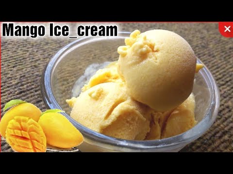 Mango Ice cream recipe with 4 Ingredients By Cook with Zakia