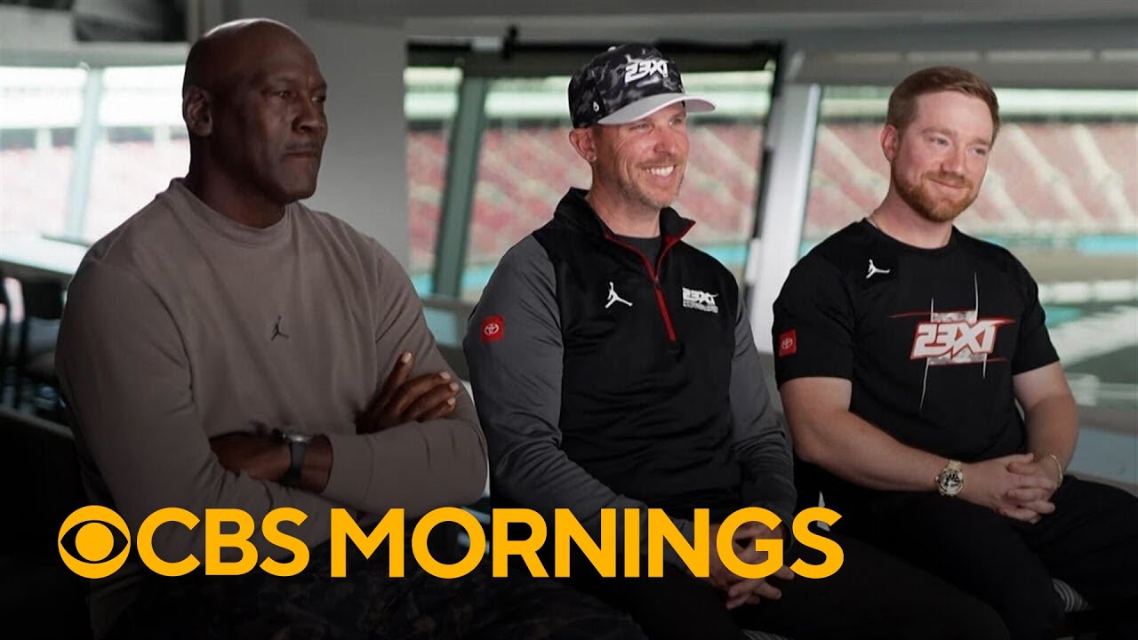 Extended interview: Michael Jordan, Denny Hamlin and Tyler Reddick