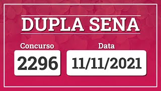 Capa de DUPLA SENA 2296
