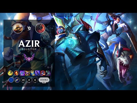 Azir Top vs Aatrox - EUW Master Patch 12.6