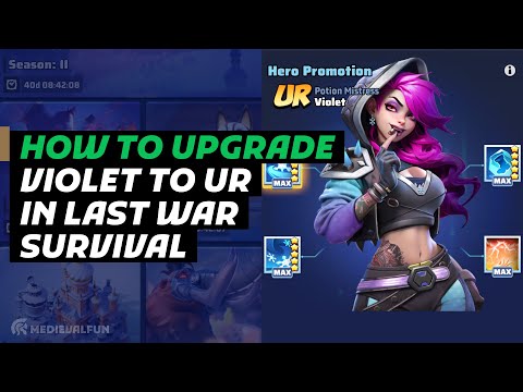 How to upgrade Violet to UR rarity in Last War Survival S2 (Week 3)