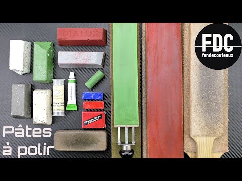 Affilage (Stropping): Pâtes à polir & Nettoyage du cuir