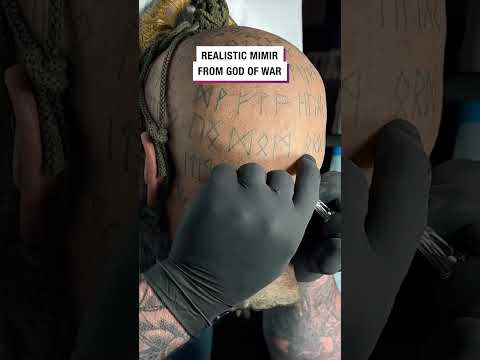 Realistic Mimir Head from God of War 🔥