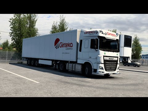 ETS2 - DAF XF E6 460 - Utena(LT) to St.Petersburg(RU)