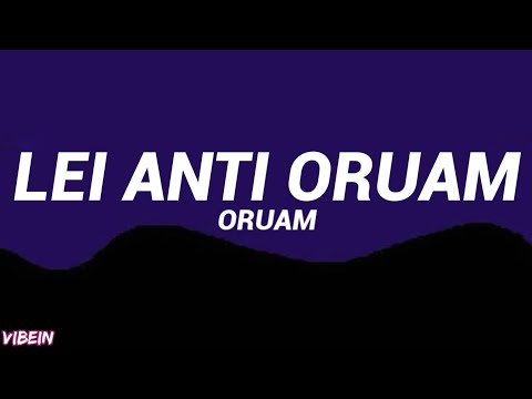 Oruam - Lei Anti Oruam (Letra/Legendado)