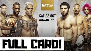 UFC 280 Predictions Oliveira vs Makhachev Full Card Betting Breakdown