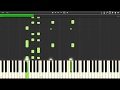 Yann Tiersen - Pas si simple - Synthesia Tutorial