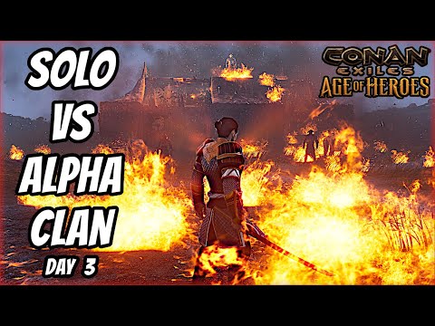 I Got RAIDED by an ALPHA Clan - Conan Exiles