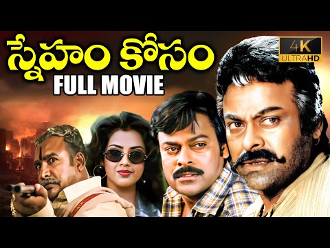 Sneham Kosam Telugu Full Length Movie | Megastar Chiranjeevi And Meena Telugu Full Length HD