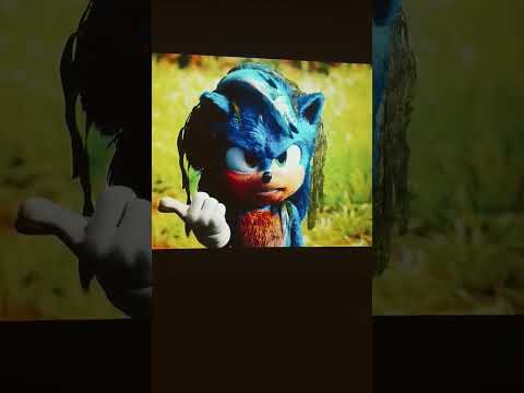 sonic movie I'm wet I'm cold there's a fish on my head