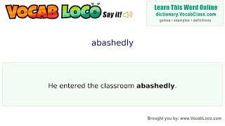 Video thumbnail for abashedly