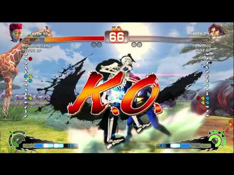 monahimesama [Viper] vs yokuboo [T.Hawk] 1/2 SSF4 Japanese Online Ranked Matches - TRUE-HD