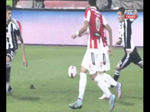 Crvena Zvezda 2-1 Partizan Hugo Vieira NEVEROVATAN gol 12 9 2015 49minut