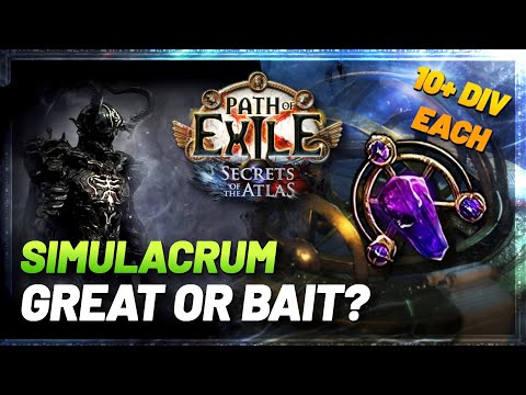 PoE 3.26 - Simulacrums: Amazing Profit (but only if...)