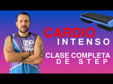 CARDIO STEP | CLASE COMPLETA | NIVEL INTERMEDIO - Perder Peso | 🔥 QUEMA GRASA