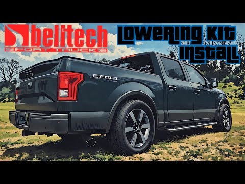 Installing a Belltech Lowering kit. From Lifted to Lowered