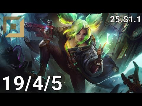 Zeri ADC vs Vayne - EUW Master | Patch 25.S1.1