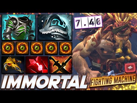 Bristleback Super Tank Machine 7.40 - Dota 2 Pro Gameplay [Watch & Learn]