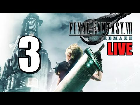 Final Fantasy 7 Remake BLIND (Gameplay/Walkthrough) [Part 3] - Aerith and Reno