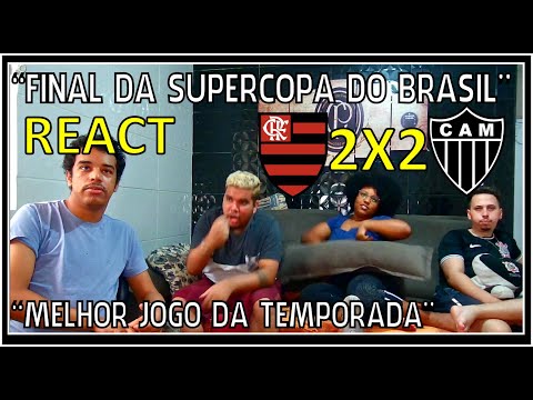 REACT FLAMENGO 2X2 ATLÉTICO MG | PARABENS GALO