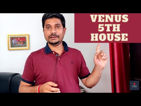 Venus in 5th House in Vedic Astrology (Venus in the Fifth House)