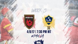 USL LIVE - Phoenix Rising FC vs LA Galaxy II 4/8/17