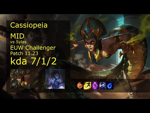 Rank 5 EUW Cassiopeia: Mid vs Sylas