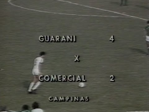 Guarani 4 x 2 Comercial | Campeonato Paulista 1980