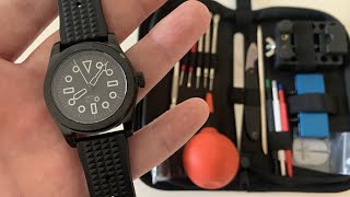 Build your own watch with NamokiMods Tools! - 38mm Stealth Field Mod NMK391