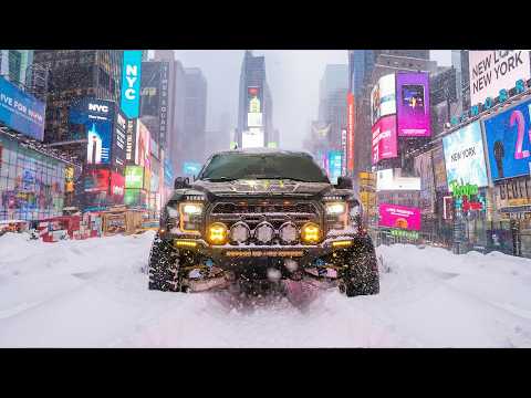 Ford F150 Raptor vs. Insane Snowstorm in New York! (Snowpocalypse)