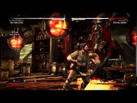 MKX - Bo' Rai Cho (Dragon Breath) 45% Meterless Combo
