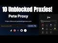 10 UnbIocked Petezah And Fern Links For School Chromebook