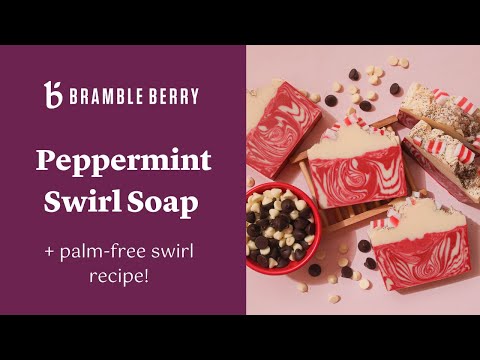 How to Make Peppermint Swirl Soap 🎅🏻❤️ | BrambleBerry.com