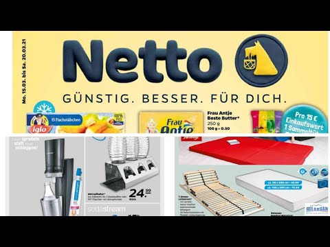 🛒 Netto Katalog 15. bis 20. März 2021 - Neuigkeiten, Angebote