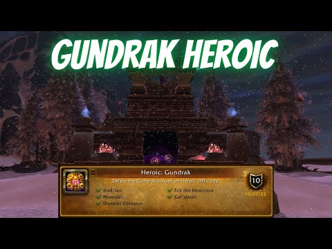Gundrak Heroic Full Run Gehennas World of Warcraft Wrath of the Lich King