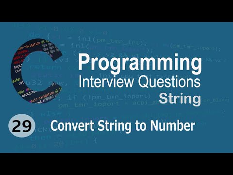 C Programming To Convert String Into Integer